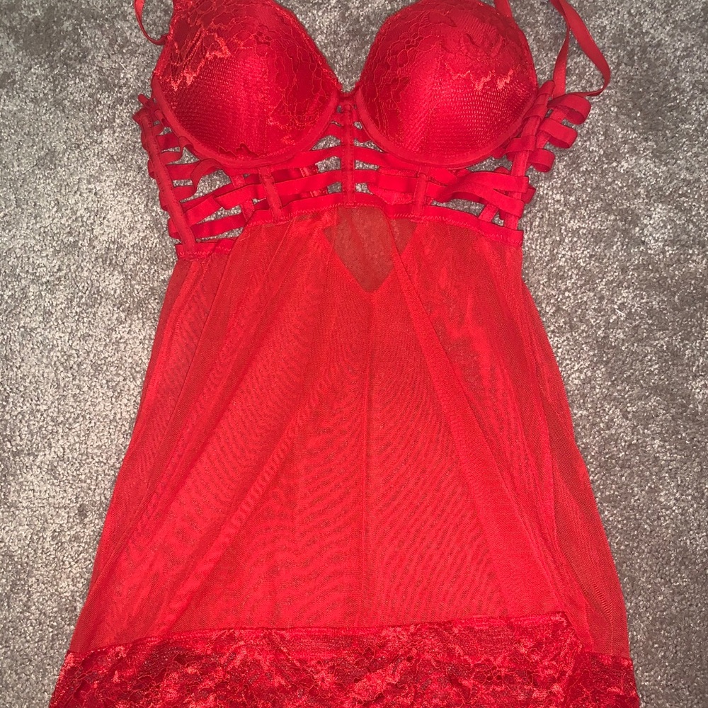 Red lingerie